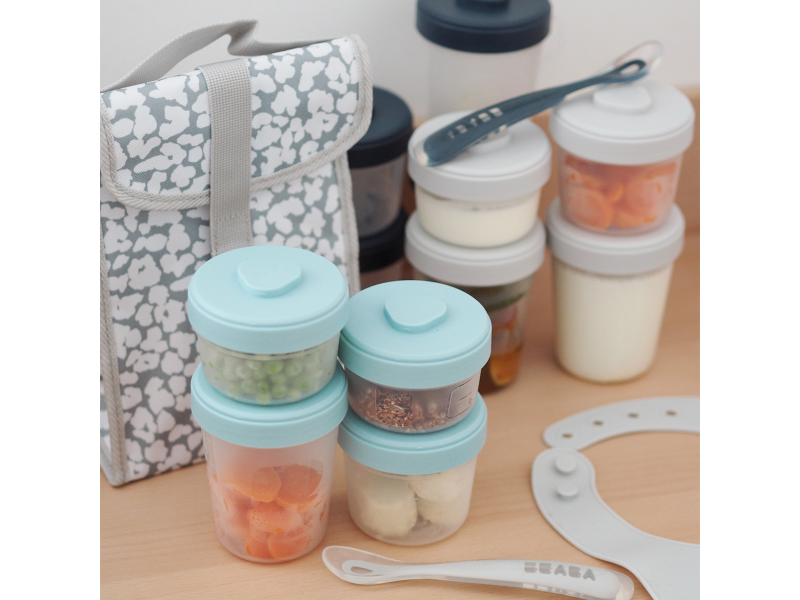 Sada kelímků na jídlo 12 ks + 2 lžičky Storm