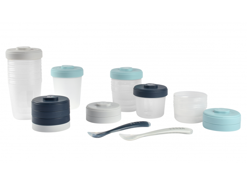 Sada kelímků na jídlo 12 ks + 2 lžičky Storm