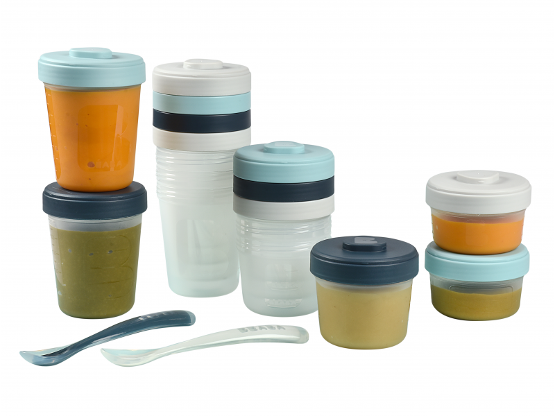 Sada kelímků na jídlo 12 ks + 2 lžičky Storm