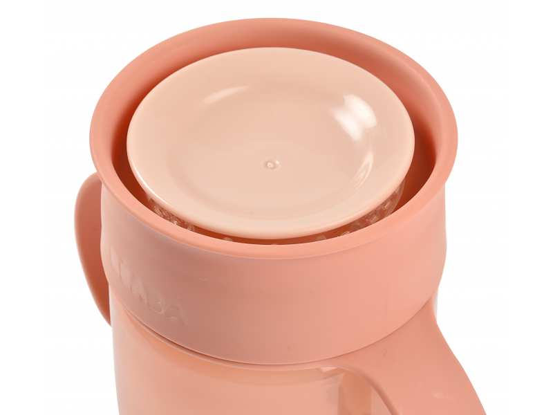 Hrnek trénovací 360° Pink 340 ml 12m+