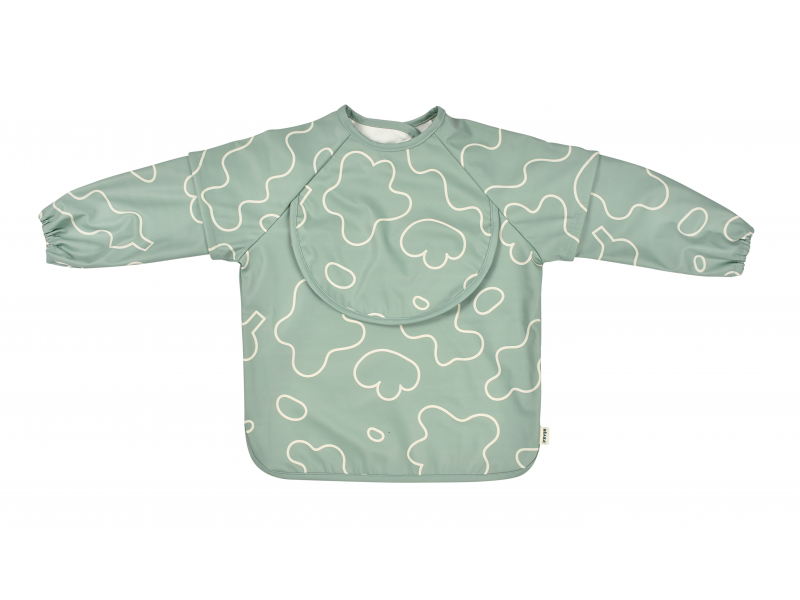 Bryndák 2v1 s odnímatelnými rukávy Sage Green