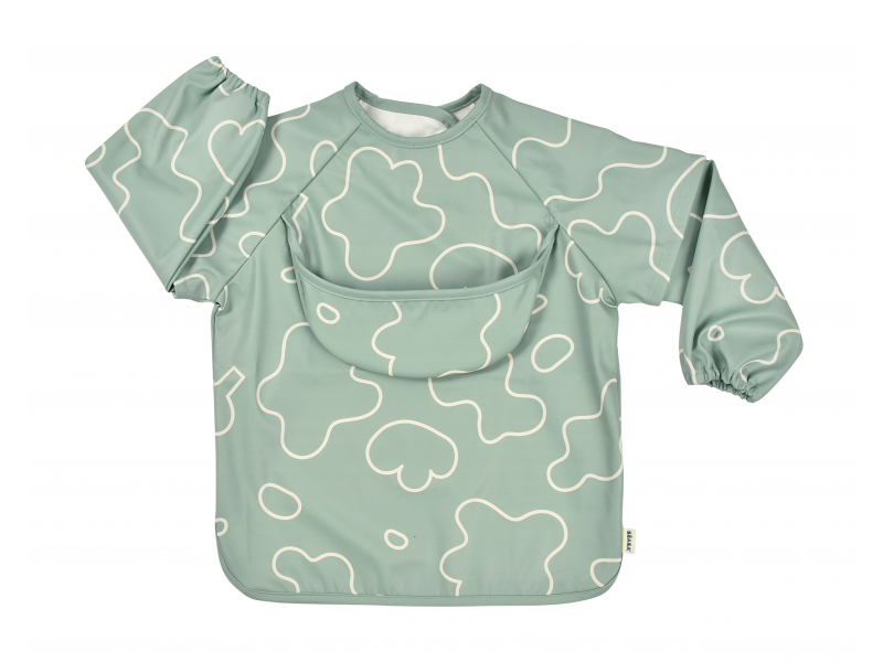 Bryndák 2v1 s odnímatelnými rukávy Sage Green