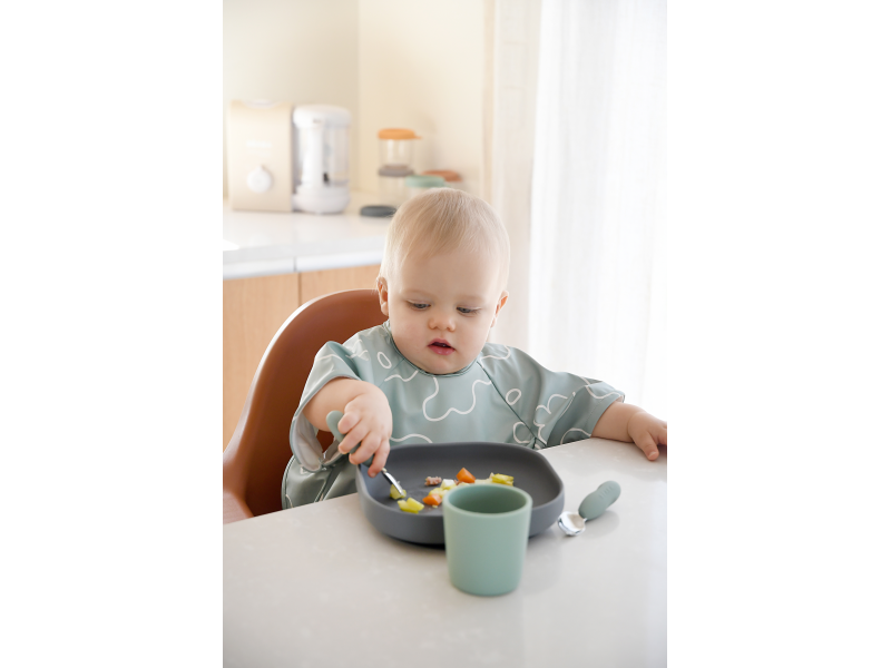 První trénovací příbor 2-dílný Sage Green