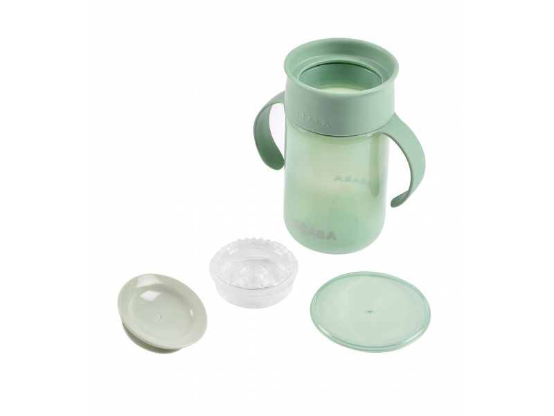 Hrnek trénovací 360° Green 340 ml 12m+