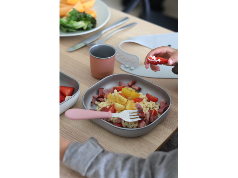 Jídelní sada nerez 3-dílná Terracotta