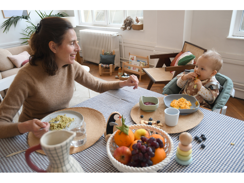 Jídelní sada silikonová 4-dílná Pebble