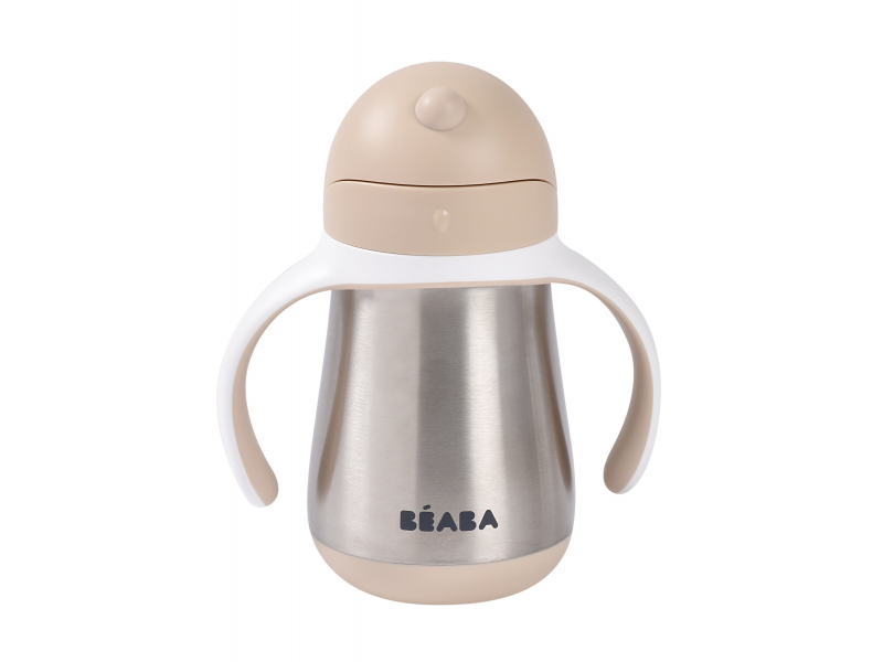 Hrnek termoizolační s brčkem nerez 250ml Clay Earth