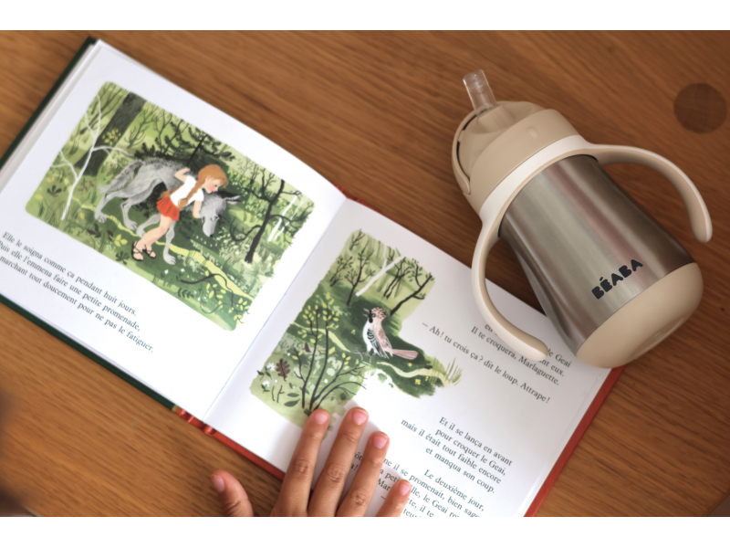 Hrnek termoizolační s brčkem nerez 250ml Clay Earth