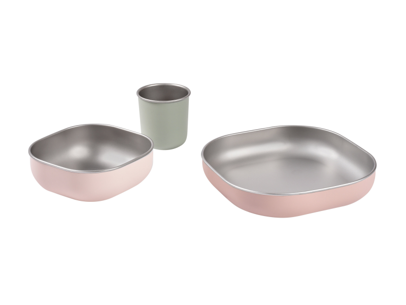 Jídelní sada nerez 3-dílná Cotton Candy