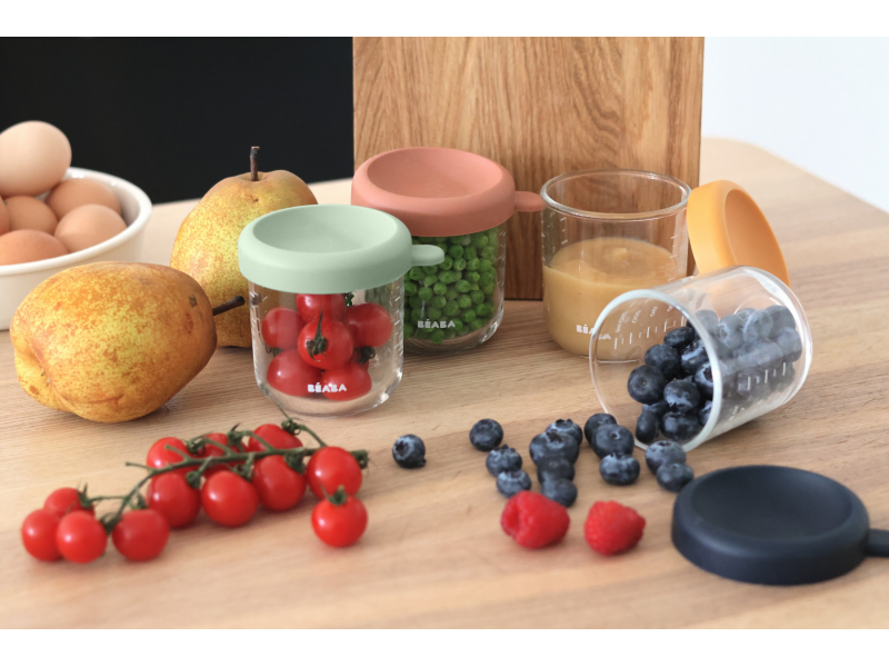 Kelímky na jídlo skleněné 4x 250 ml Sunrise