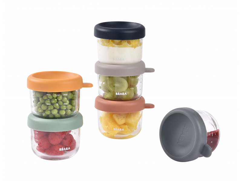 Kelímky na jídlo skleněné 6x 150 ml Sunrise