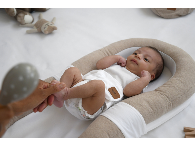 Hnízdo pro miminko Cocoony Heather Clay