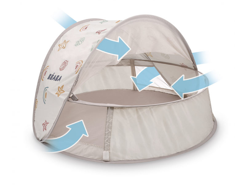 Plážový stan anti-UV Breezynest Clay Earth