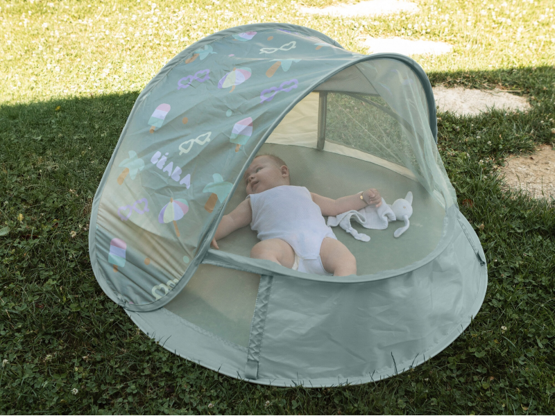 Plážový stan s ohrádkou anti-UV Seagrass