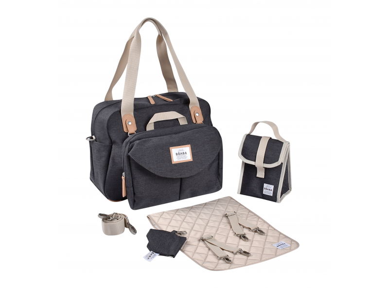 Přebalovací taška Geneva Dark Heather Grey