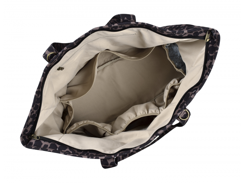 Přebalovací taška Madrid XXL Leopard