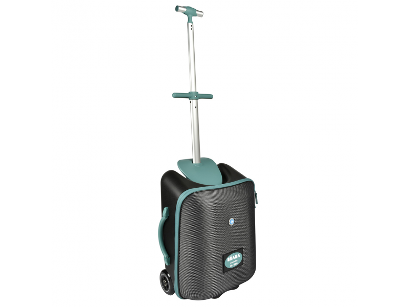 Kufr na kolečkách se sedátkem Eazy Green Blue