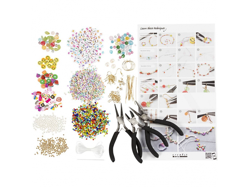 Kreativní sada Šperky z korálků barevné
