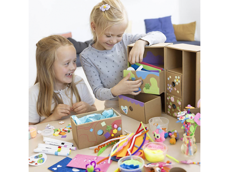 Kreativní sada Maxi box se zásuvkami Dekorování