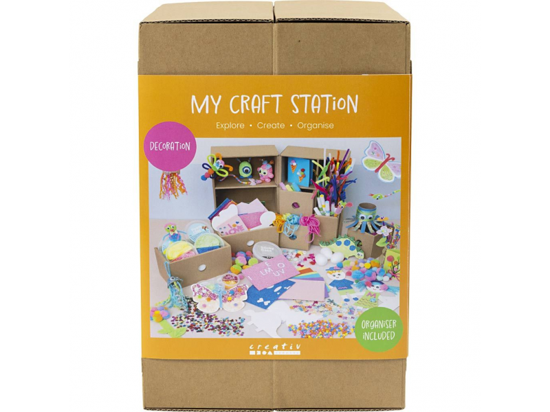 Kreativní sada Maxi box se zásuvkami Dekorování