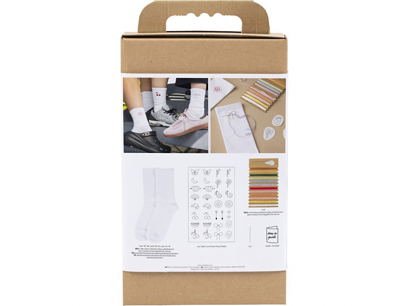Kreativní sada Vyšívání ponožek