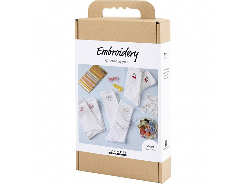 Kreativní sada Vyšívání ponožek
