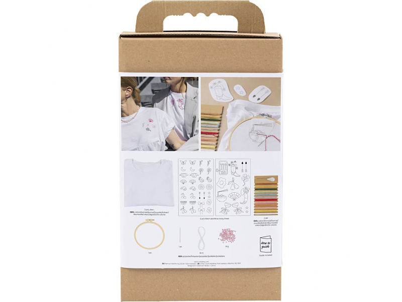 Kreativní sada Vyšívání na tričko