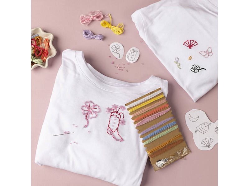 Kreativní sada Vyšívání na tričko