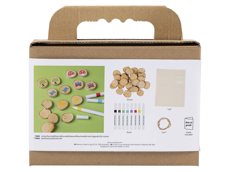 Kreativní sada Pexeso a piškvorky dřevěné