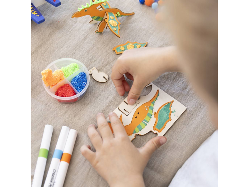 Kreativní sada Dinosauři dřevění