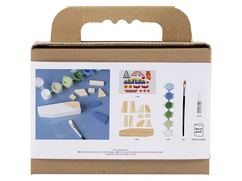 Kreativní sada Letadlo dřevěné