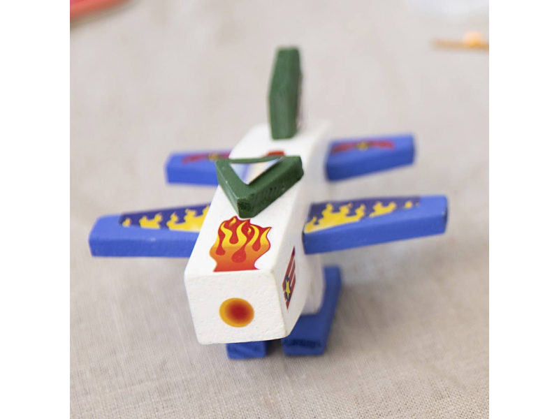 Kreativní sada Letadlo dřevěné