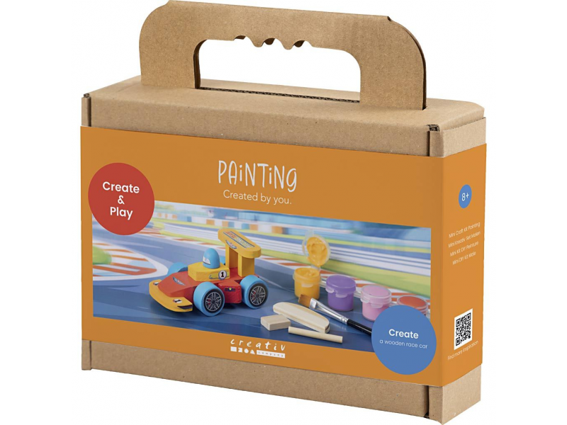 Kreativní sada Závodní auto dřevěné