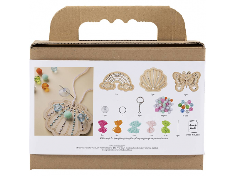 Kreativní sada Vyšívání dřevěných dekorací