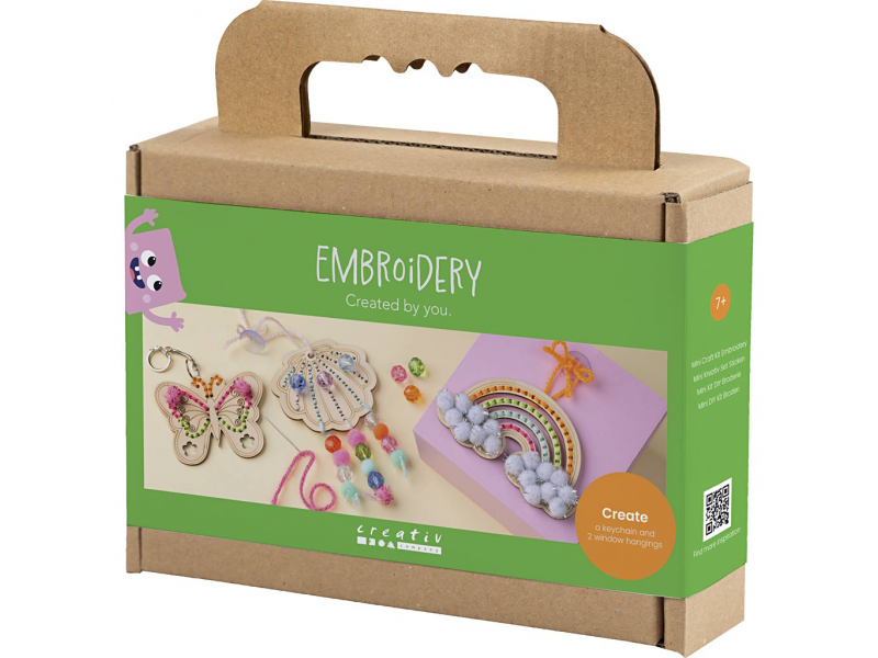 Kreativní sada Vyšívání dřevěných dekorací