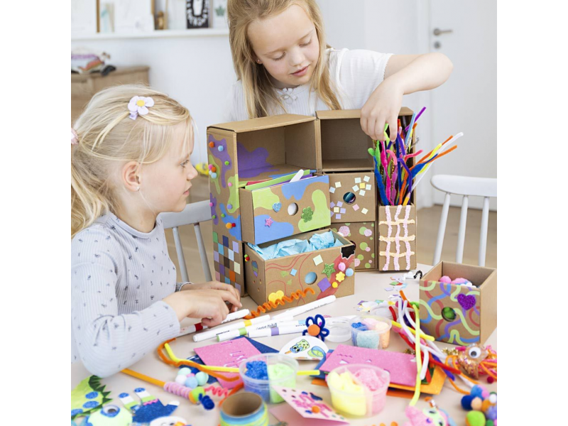 Kreativní sada Maxi box se zásuvkami Modelování