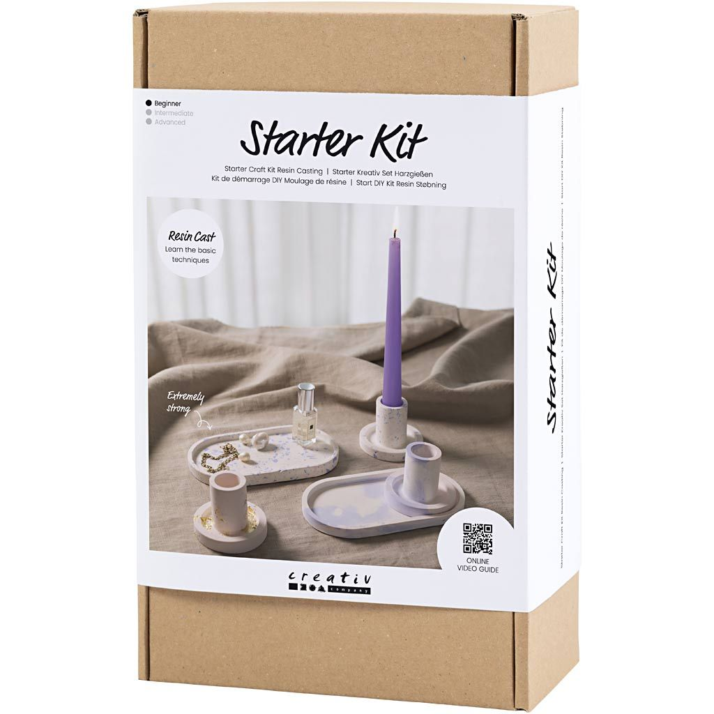 Kreativní sada Starter Craft Kit Resin Casting Candle Holders