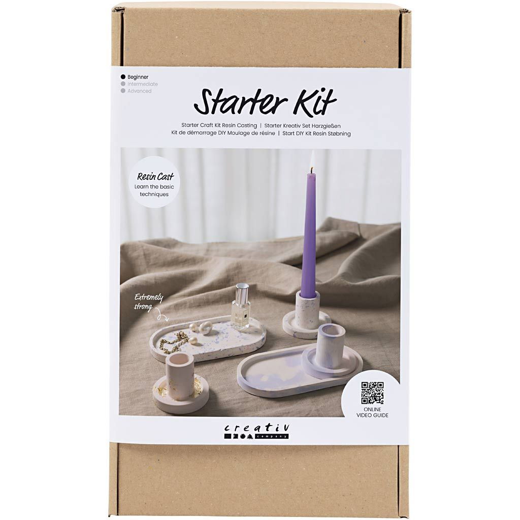 Kreativní sada Starter Craft Kit Resin Casting Candle Holders