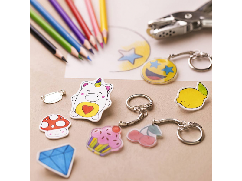 Kreativní sada Přívěsky ze smršťovací fólie