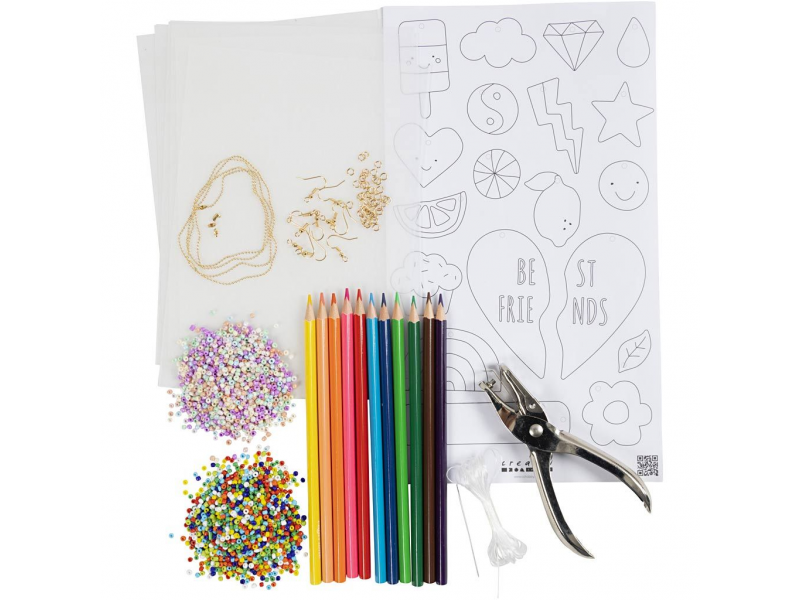 Kreativní sada Šperky ze smršťovací fólie