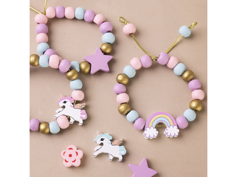 Kreativní sada Šperky z korálků pastelové barvy