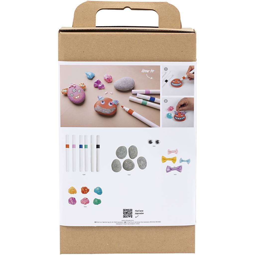 Kreativní sada Craft Kit Stone Decoration Monster