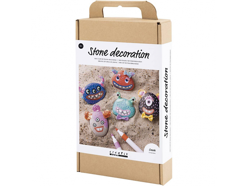 Kreativní sada Dekorování kamenných příšerek