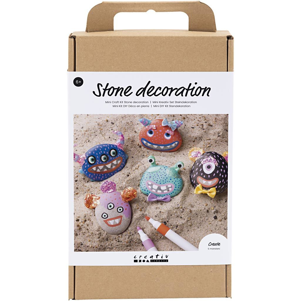 Kreativní sada Craft Kit Stone Decoration Monster