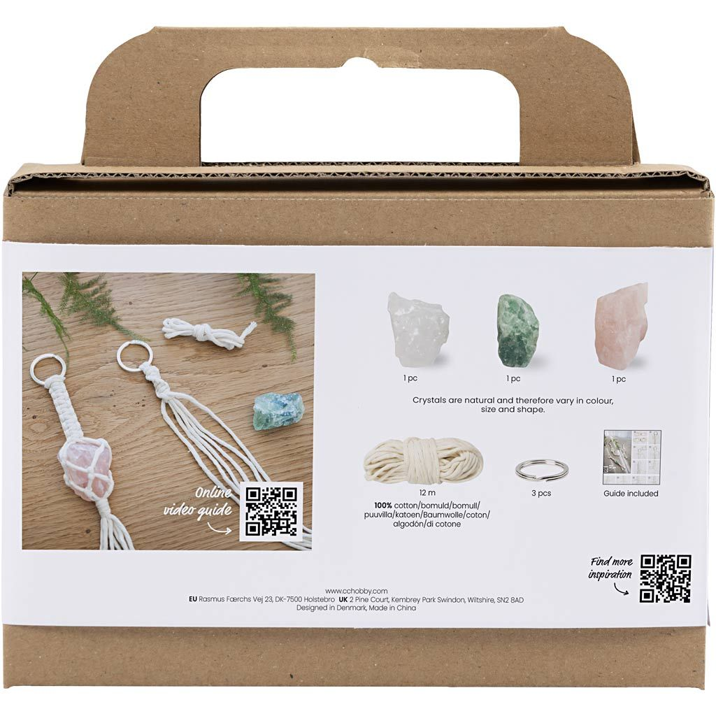 Kreativní sada Mini Craft Kit Macramé Key Rings