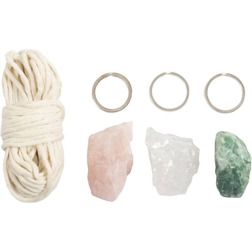 Kreativní sada Mini Craft Kit Macramé Key Rings