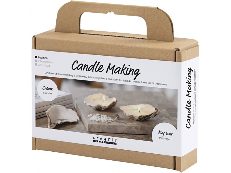 Kreativní sada Výroba svíček v mušlích