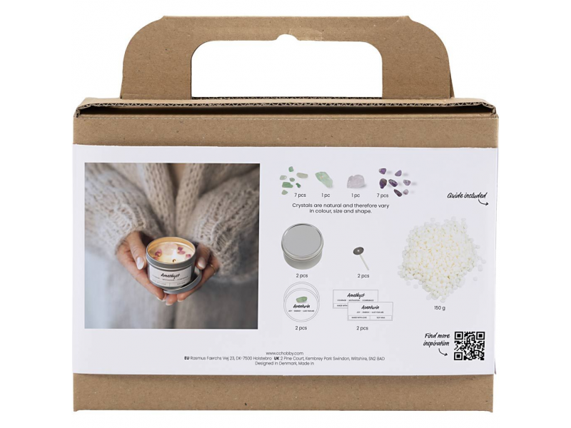 Kreativní sada Výroba svíček s krystaly