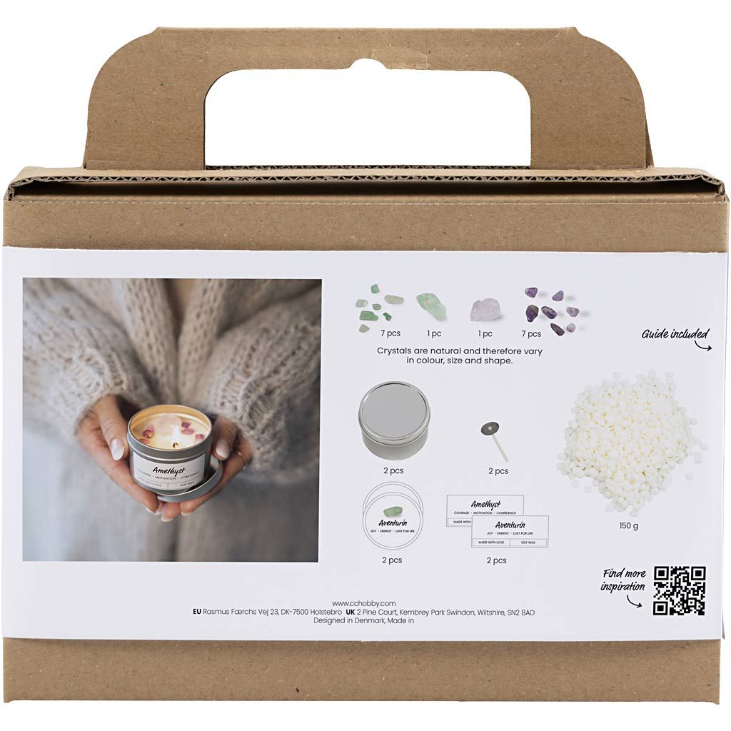 Kreativní sada Mini Craft Kit Candle Making Crystals
