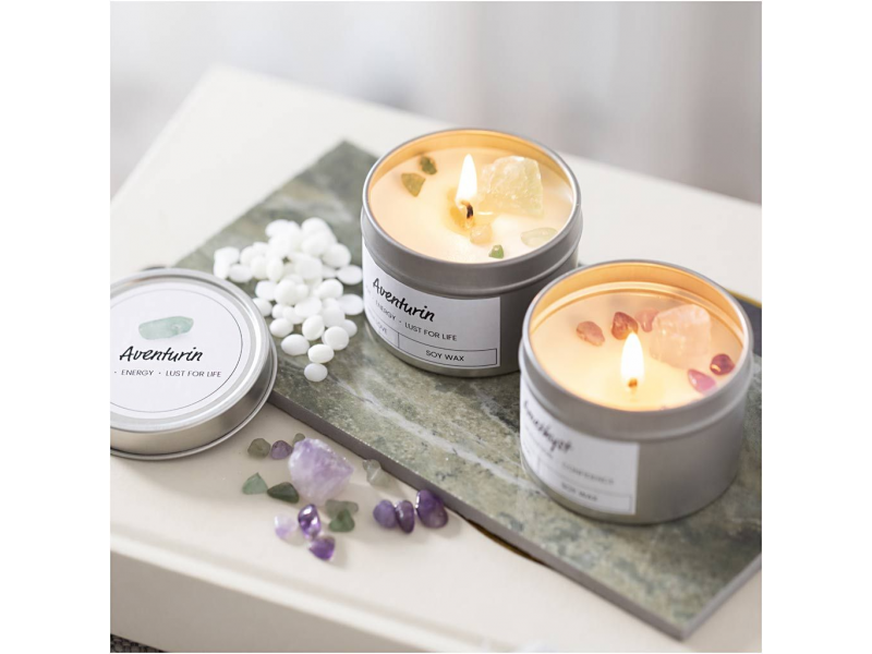 Kreativní sada Výroba svíček s krystaly